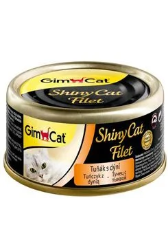 Gimpet Kočka Konz. Shinycat Filet Tuňák S Dýní 70g