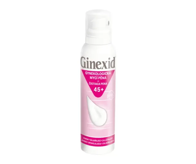 Ginexid gynekologická mycí pěna 45+ 150 ml