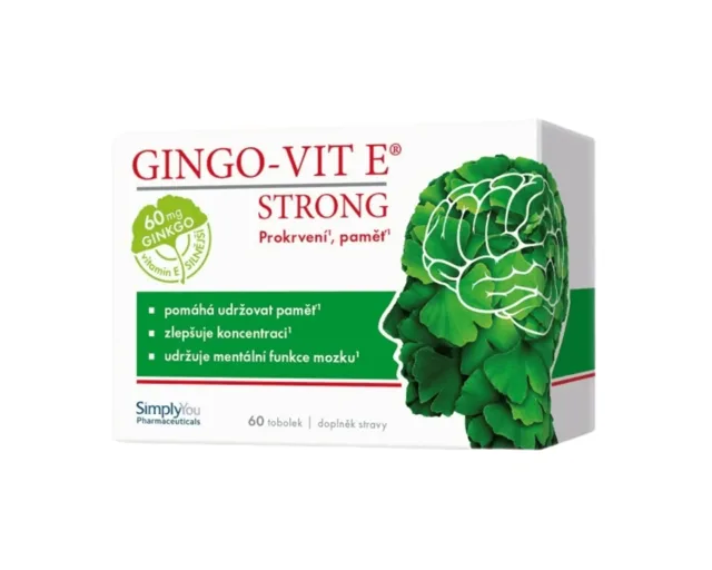 Gingo-vit E STRONG tob.60