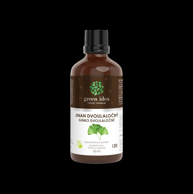 Ginkgo tinktura – kapky 50 ml – Green idea
