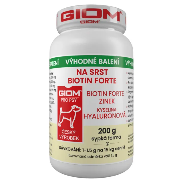 GIOM Na srst Biotin forte 200 g