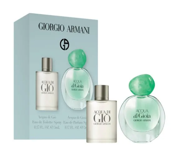 Giorgio Armani Giorgio Armani Set - Acqua Di Gio - EDT 5 ml + Acqua Di Gioia - EDP 5 ml