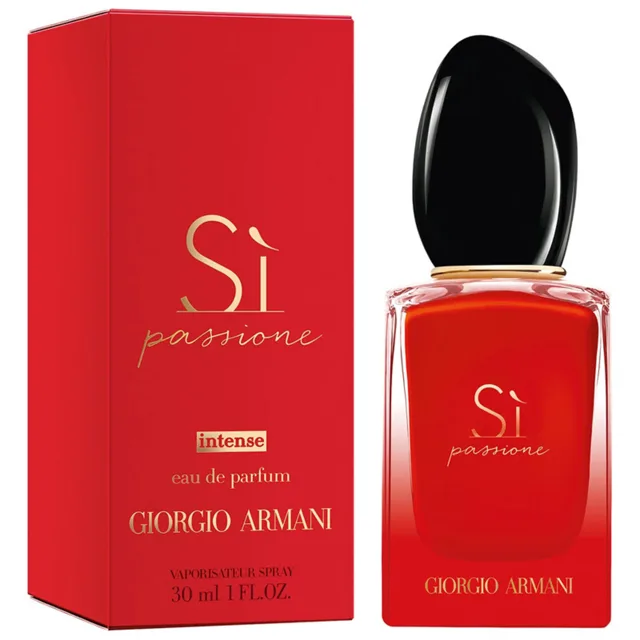 Giorgio Armani Sì Passione Intense Eau de Parfum 30 ml dámská parfémovaná voda Stav: rozbalený (bez fólie, ale plný)