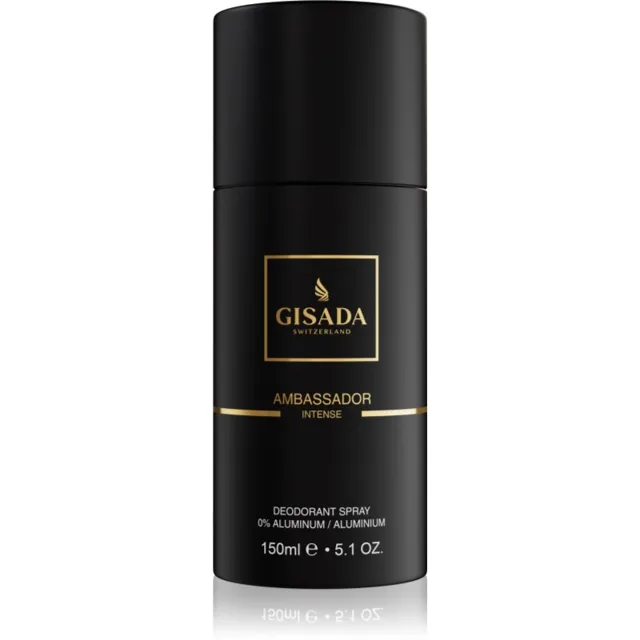 Gisada Ambassador Intense deodorant ve spreji bez hliníku pro muže 150 ml