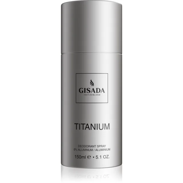 Gisada Titanium deodorant ve spreji bez hliníku pro muže 150 ml