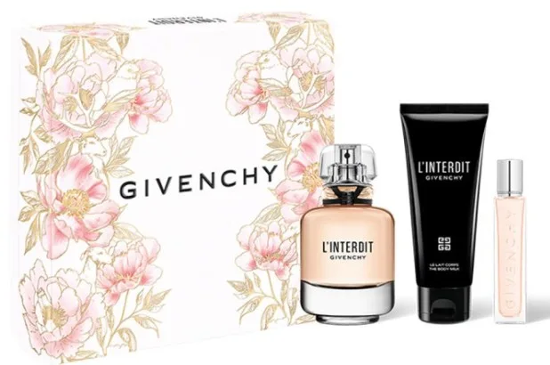 Givenchy L´Interdit - EDP 80 ml + tělové mléko 75 ml + EDP 12,5 ml