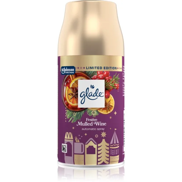 GLADE Automatic Festive Mulled Wine automatický osvěžovač vzduchu – náhradní náplň 269 ml