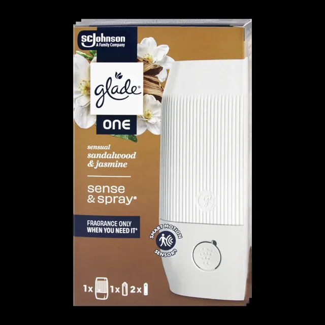 Glade Automatický osvěžovač vzduchu One Sense&Spray Sandalwood & Jasmine 10 ml