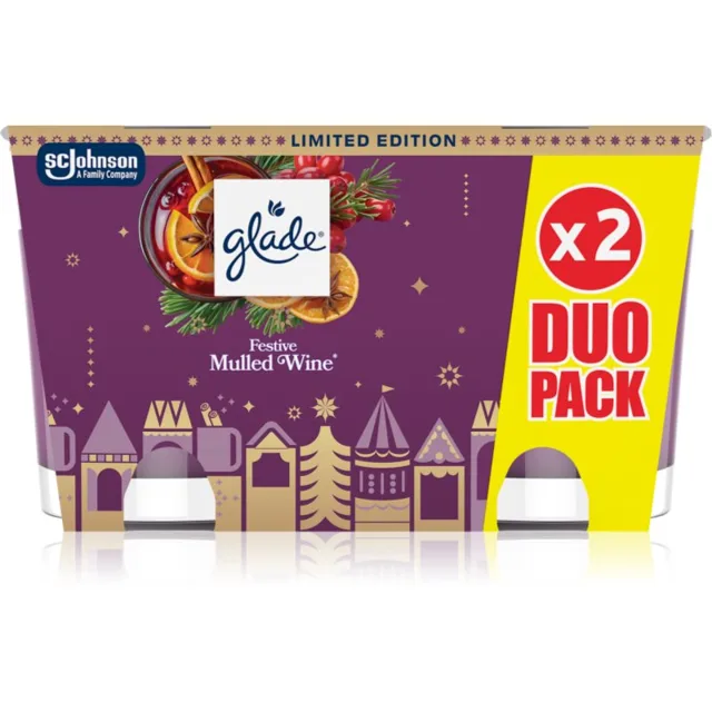 GLADE Festive Mulled Wine dárková sada 2x112 g