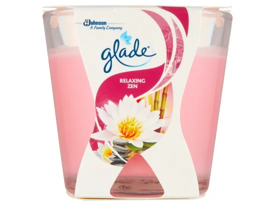 Glade Mini Relaxing Zen parfémovaná svíčka 70 g
