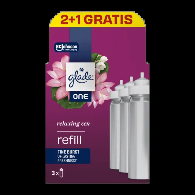 Glade Náhradní náplň do osvěžovače vzduchu Relaxing Zen 3x10 ml 30 ml