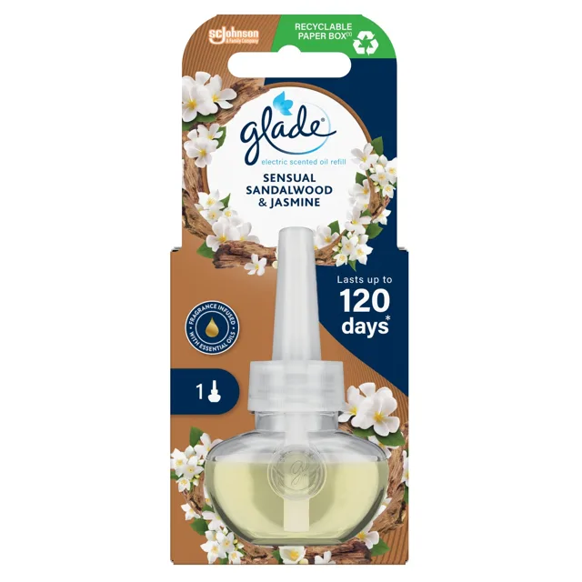Glade Náplň do elektrického osvěžovače vzduchu Sensual Sandalwood & Jasmine 20 ml