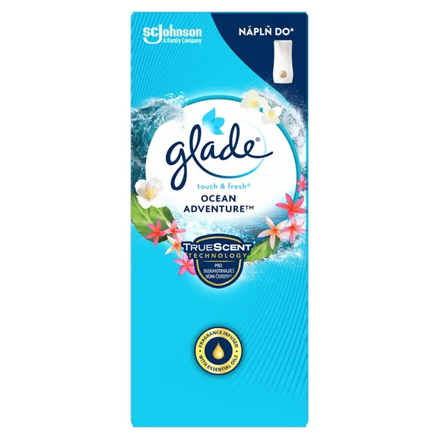 Glade Náplň do osvěžovače vzduchu Touch & Fresh Ocean Adventure 10 ml