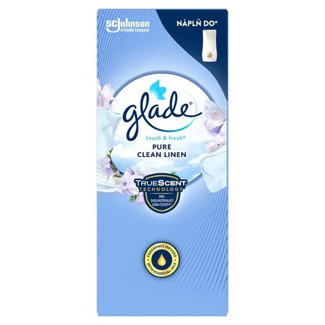 Glade Náplň do osvěžovače vzduchu Touch & Fresh Pure Clean Linen 10 ml