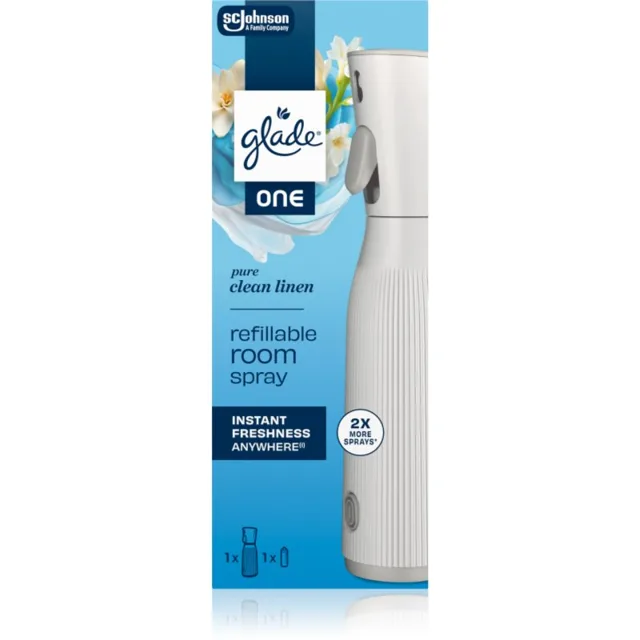 GLADE ONE Pure Clean Linen osvěžovač vzduchu plnitelný 10 ml