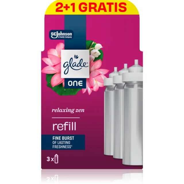 GLADE ONE Relaxing Zen náhradní náplň do osvěžovače vzduchu 3x10 ml