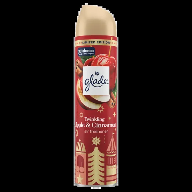 Glade Osvěžovač vzduchu Aerosol Twinkling Apple & Cinnamon 300 ml