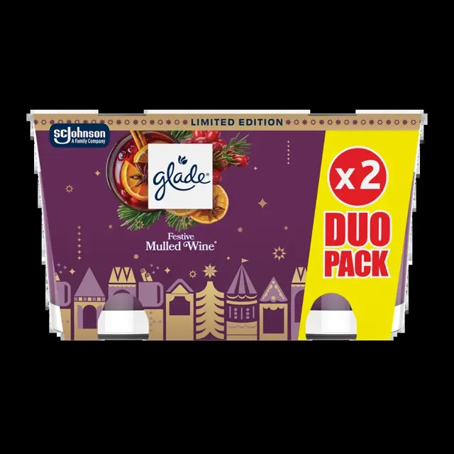 Glade Svíčky Festive Mulled Wine 2x 112 g