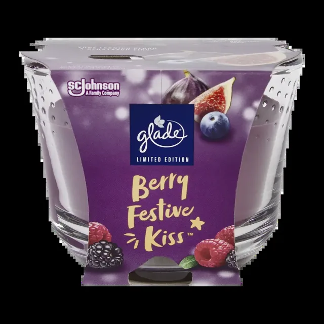 Glade Vonná svíčka Berry Festive Kiss 204 g