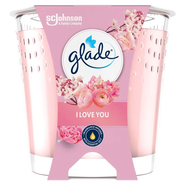 Glade Vonná svíčka I Love You 112 g