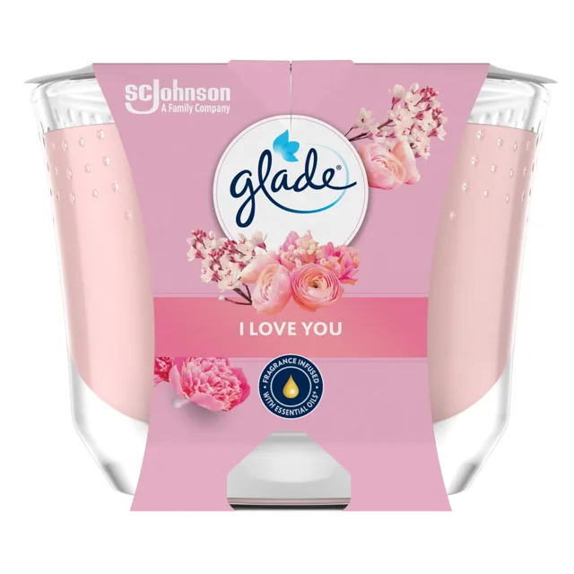 Glade Vonná svíčka I love you 204 g