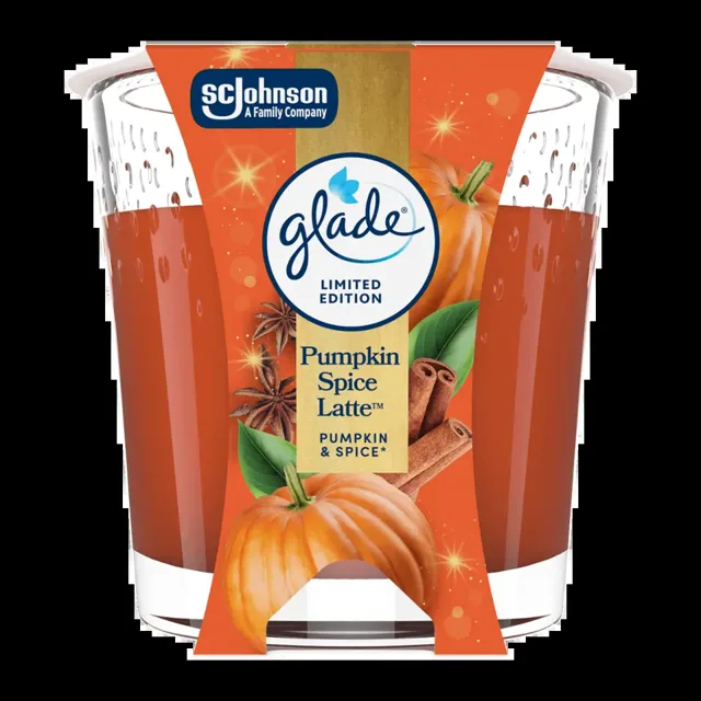 Glade Vonná svíčka Pumpkin Spice Latte 112 g