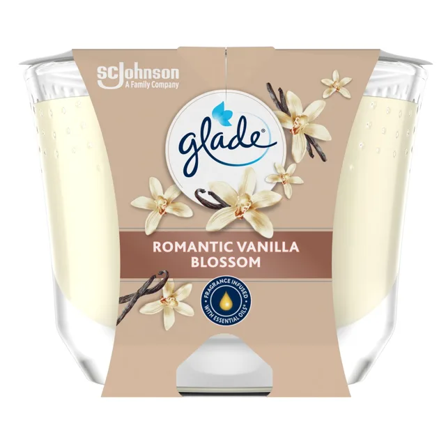 Glade Vonná svíčka Romantic Vanilla Blossom 204 g