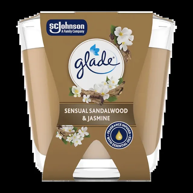Glade Vonná svíčka Sandal & Jasmín 70 g