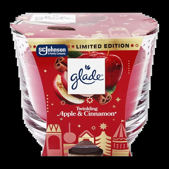 Glade Vonná svíčka Twinkling Apple & Cinnamon 204 g 204 g