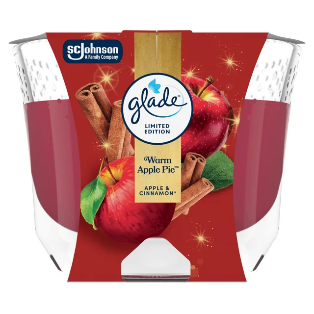 Glade Vonná svíčka Warm Apple Pie 204 g