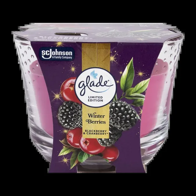 Glade Vonná svíčka Winter Berries 204 g 204 g