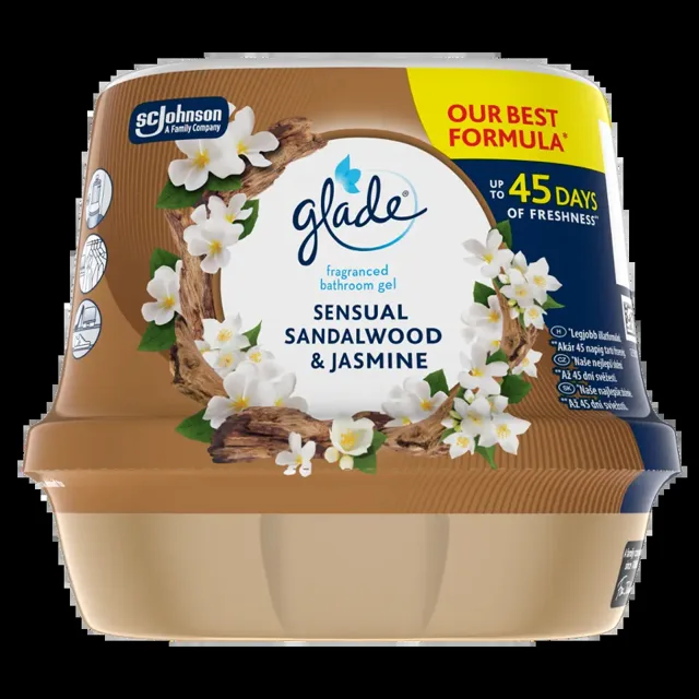 Glade Vonný gel do koupelny Sensual Sandalwood & Jasmine 180 g
