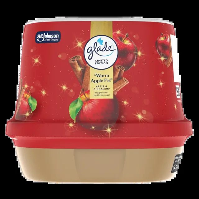 Glade Vonný gel do koupelny Warm Apple Pie 180 g
