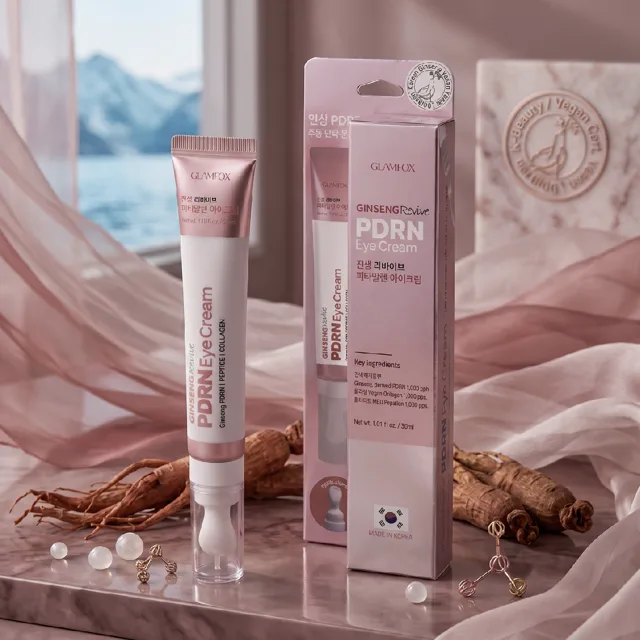 GLAMFOX  - Ginseng Revive PDRN Eye Cream - Obnovující oční krém se ženšenem a PDRN - 30 ml