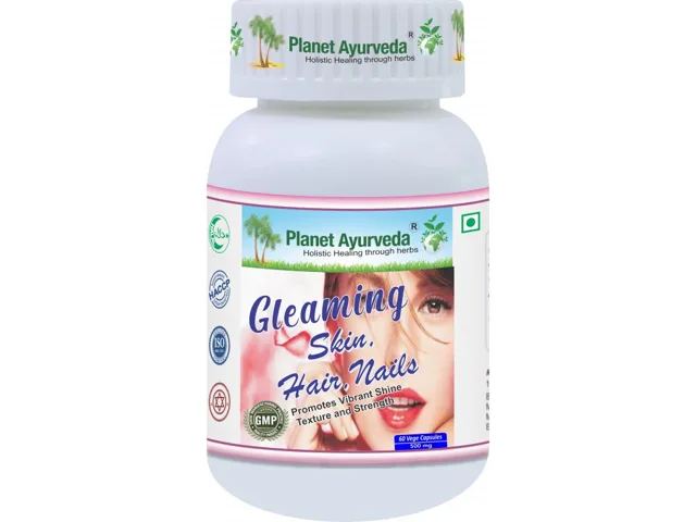 Gleaming Skin, Hair, Nails - 500 mg, 60 kapslí