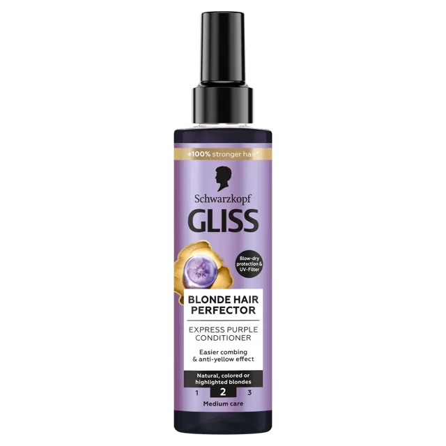 Gliss Kur Regenerační maska Blonde Hair Perfector Purple Conditioner 200 ml