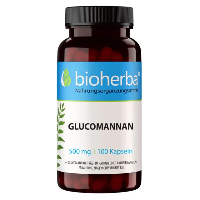 Glucomannan 500 mg – 100 kapslí – Bioherba