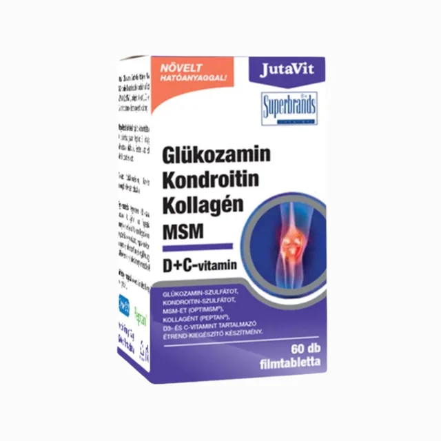 Glukosamin, chondroitin, kolagen a MSM – doplněk stravy – 60 tablet – JutaVit
