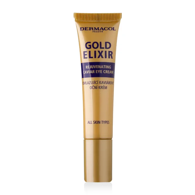 Gold elixir omlazující kaviárový oční krém Dermacol - Oficiální e-shop Dermacol