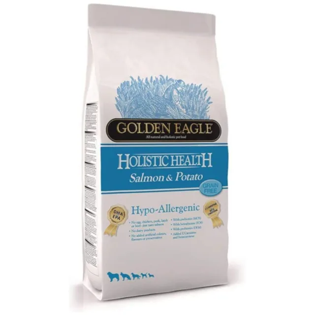 Golden Eagle Hypoallergen Salmon & Potato 26/12 Grain Free - 2 x 10 kg