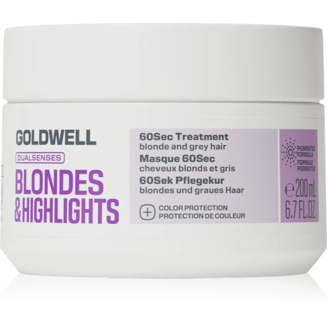 Goldwell Dualsenses Blondes & Highlights 60Sec Treatment intenzivní regenerační péče pro blond a melírované vlasy 200 ml