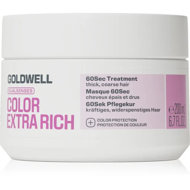Goldwell Dualsenses Color Extra Rich 60Sec Treatment regenerační péče pro zářivou barvu vlasů 200 ml