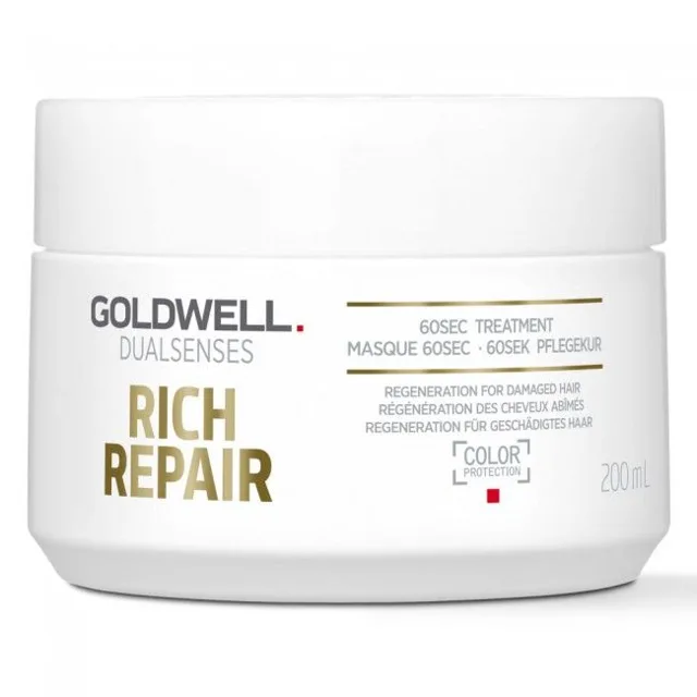 Goldwell Dualsenses Rich Repair 60sec Treatment 200ml - Maska na poškozený vlas