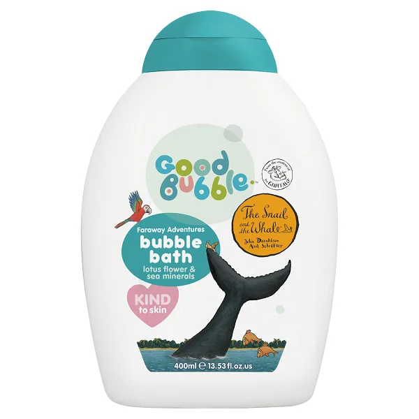 Good Bubble Snail and the Whale dětská pěna do koupele Lotosový květ a Mořské minerály, 400 ml