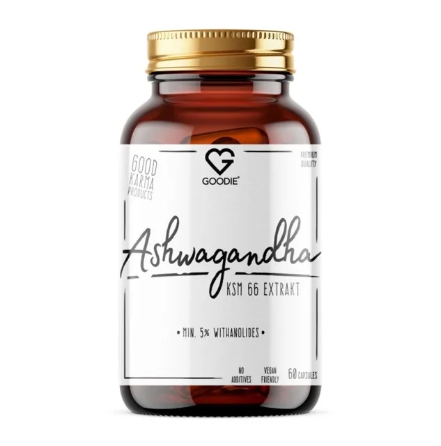 Goodie Ashwagandha extrakt KSM 66 60 kapslí