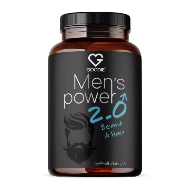 Goodie Men`s Power 2.0 - Beard & Hair 120 tablet