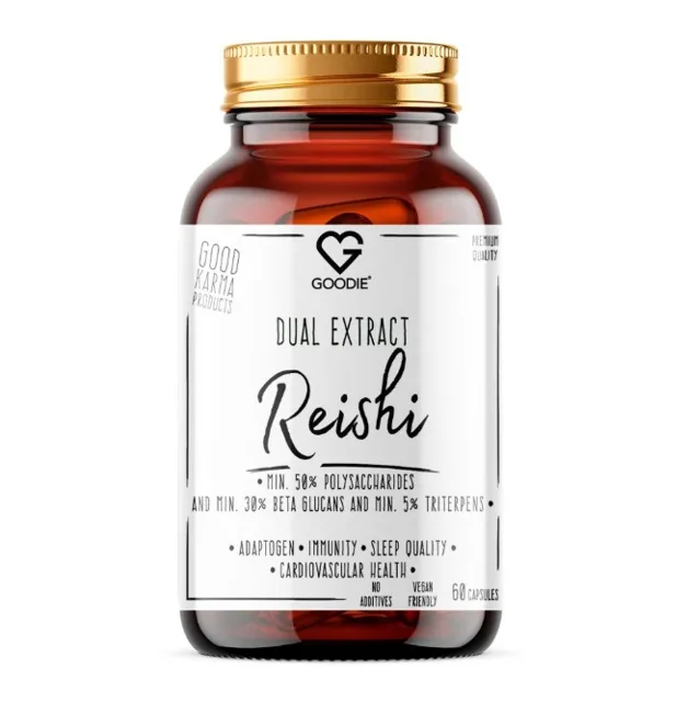 Goodie Reishi - Dual extrakt polysacharidů - 60 kapslí