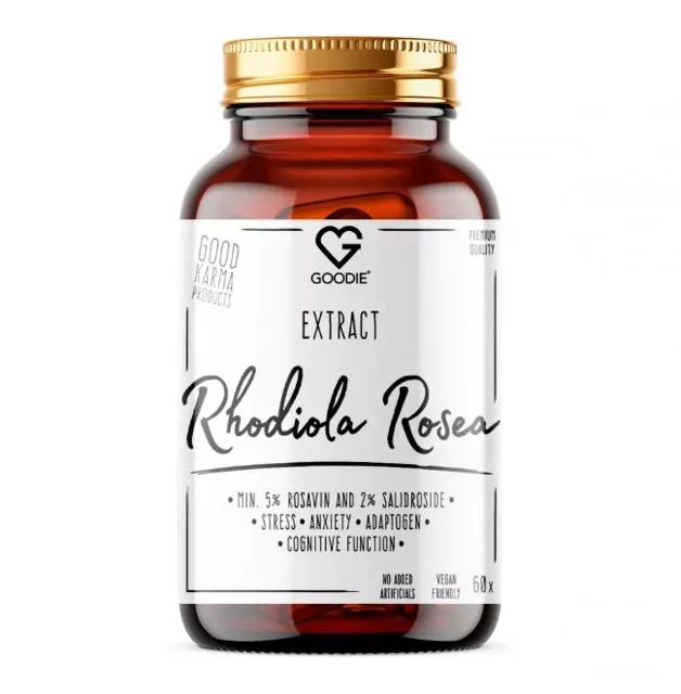 Goodie Rhodiola rosea - Extrakt rosavin, salidroside 60 kapslí