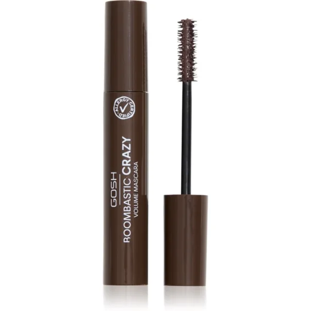 GOSH COPENHAGEN Boombastic řasenka pro objem a natočení řas odstín 005 Chocolate Brown 13 ml