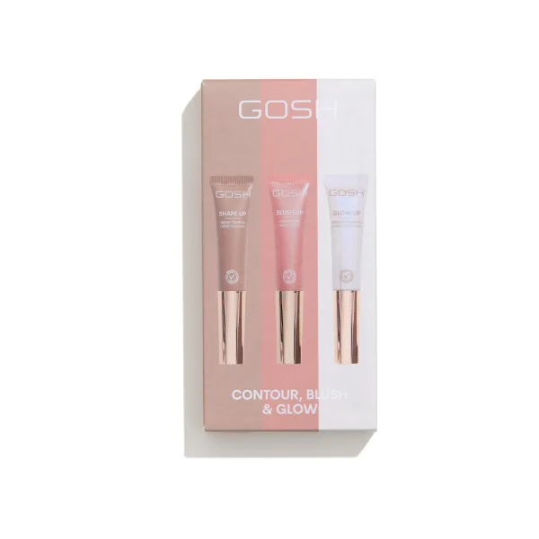 GOSH COPENHAGEN Contour, Blush & Glow Giftbox dárkový set